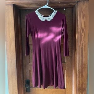 Forever 21 lace collar  dress